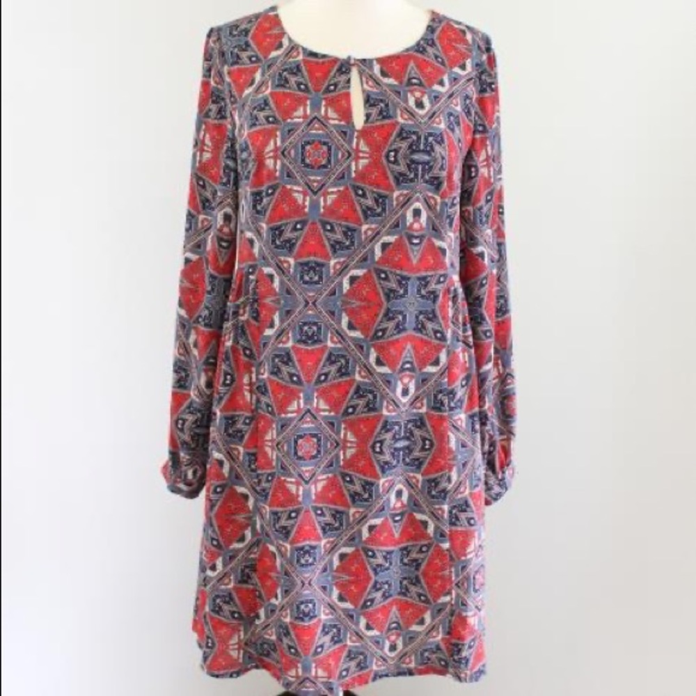 Paper crown Anthropologie Efflorescence dress XS